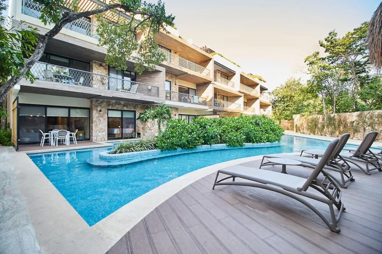 Apartment Homely And Equipped 2Br With Swim Up Pool In Aldea Zama Tulum