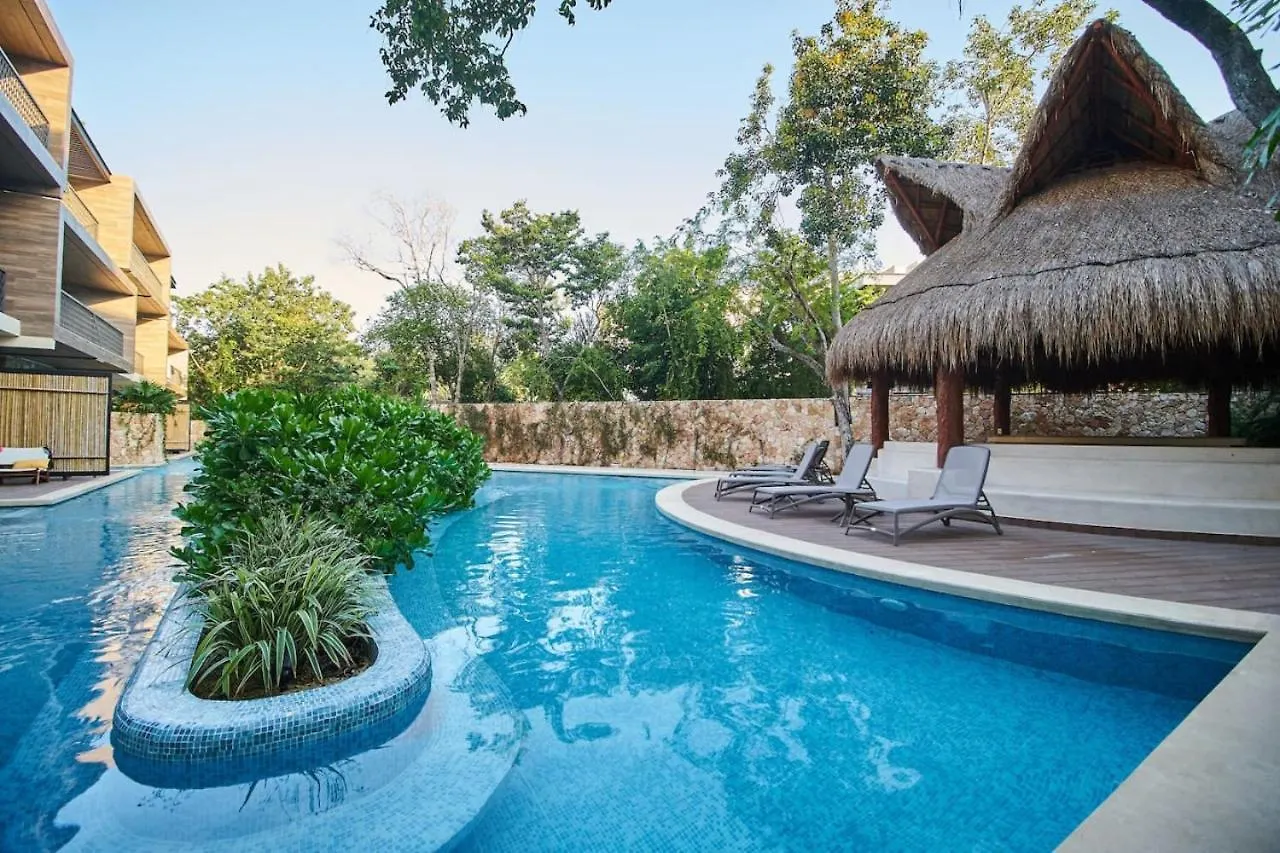 Homely And Equipped 2Br With Swim Up Pool In Aldea Zama Tulum Apartment