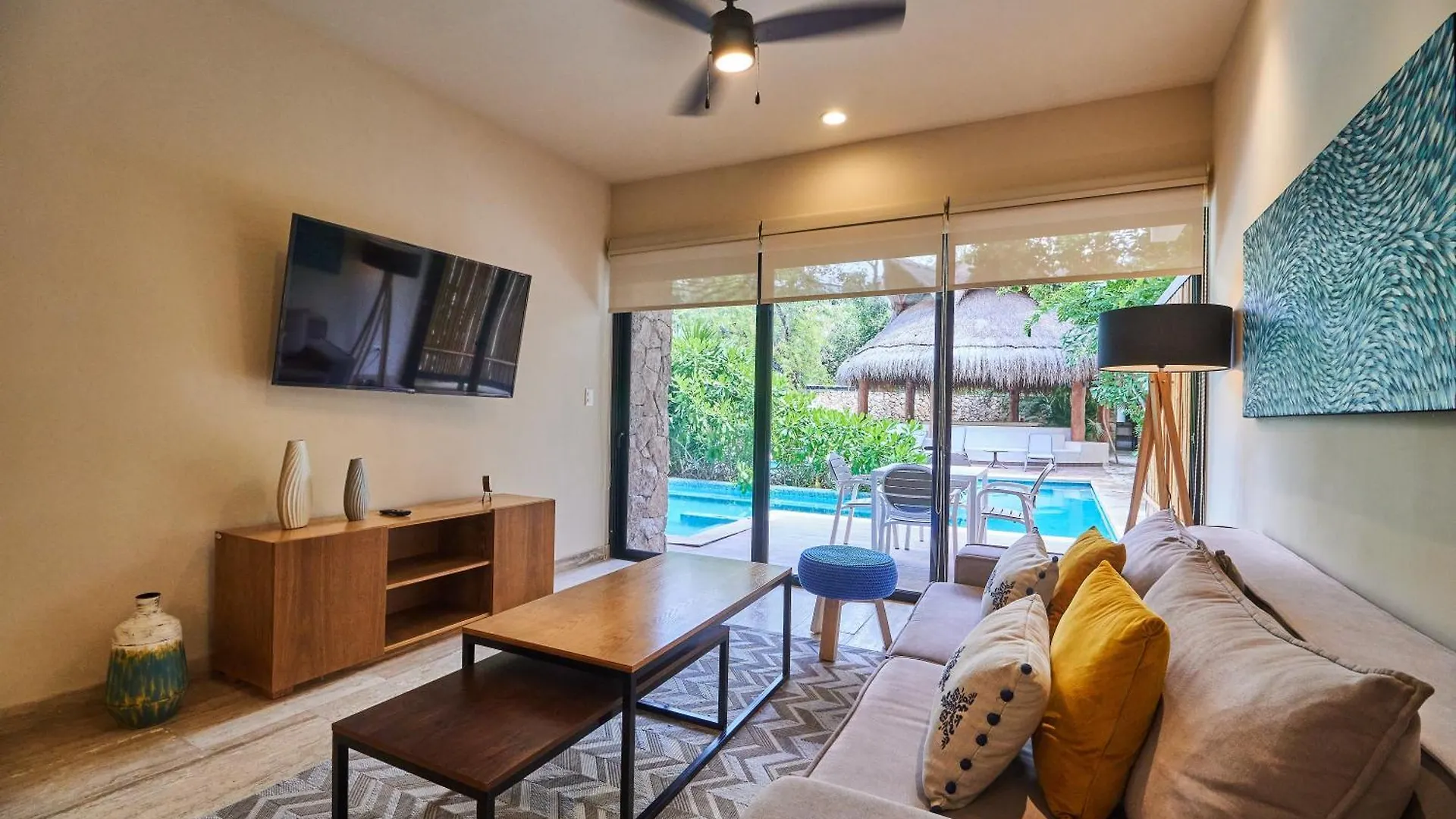 Apartment Homely And Equipped 2Br With Swim Up Pool In Aldea Zama Tulum