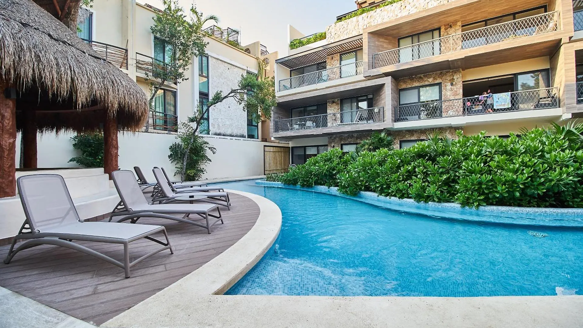 Homely And Equipped 2Br With Swim Up Pool In Aldea Zama Tulum Apartment